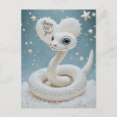 ハッピーニューイヤー・オブ・ザ・スネークポスター ポストカード (正面)