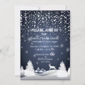 ハッピーニューイヤー&クリスマスホリデーパーティー 招待状 (正面)