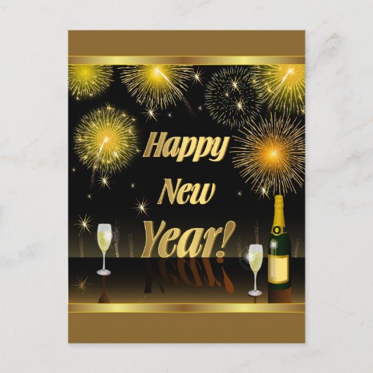 ハッピーニューイヤー シーズンポストカード (正面)