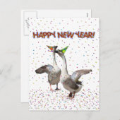 ハッピーニューイヤー シーズンポストカード (正面/裏面)