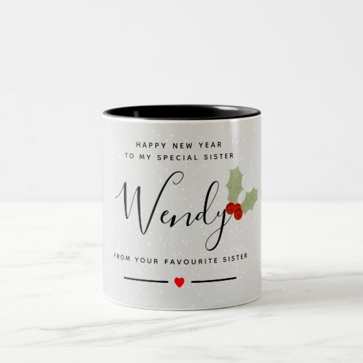 ハッピーニューイヤー ツートーンマグカップ (中央)