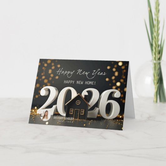 ハッピーニューイヤー ハッピー・ニュー・ホーム 不動産エージェント シーズンカード (正面)