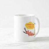 ハッピーニューイヤー・バニー コーヒーマグカップ (正面右)