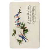 ハッピーニューイヤー・バード マグネット (縦)