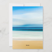 ハッピーニューイヤー ビーチ ワンフォト フラット ホリデーカード (裏面)