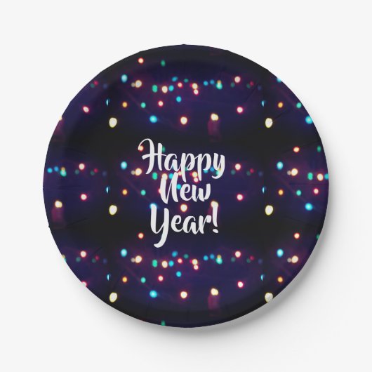 ハッピーニューイヤー ペーパープレート (正面)