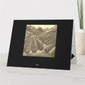 ハッピーニューイヤー – ラベンダーフィールド目の山 カード (裏面)