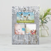 ハッピーニューイヤー ルースティックウッドスパークルスターズ クリスマス シーズンカード (スタンド正面)