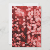 ハッピーニューイヤー 偽の金色のスクリプト シーズンカード (裏面)