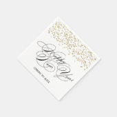 ハッピーニューイヤー – 大晦日パーティーナプキン スタンダードカクテルナプキン (角)