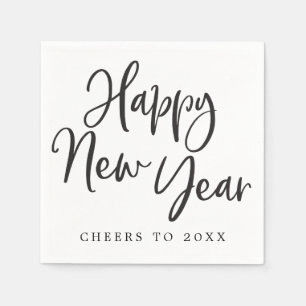 ハッピーニューイヤー – 大晦日パーティーナプキン スタンダードカクテルナプキン