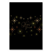 ハッピーニューイヤー – 座席表 テーブルナンバー (裏面)