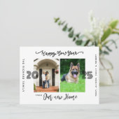 ハッピーニューイヤー 私たち引越しました お引越しのお知らせ シーズンカード (スタンド正面)