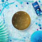 ハッピーニューイヤー – 金ゴールド紙ボウル ペーパーボウル (パーティー)