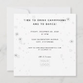 ハッピーニューイヤーB&Wハンドドロー踊りクイーン 招待状 (裏面)