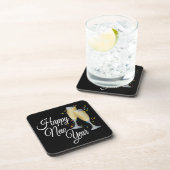 ハッピーニューイヤーIシャンパングラス コースター (右側)