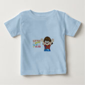 ハッピーニューイヤーLittle GeniusショーンTシャツ ベビーTシャツ (正面)