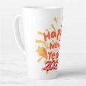 ハッピーニューイヤーMug 2025 カフェラテマグ (左アングル)