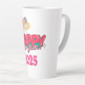 ハッピーニューイヤーMug 2025 カフェラテマグ (右アングル)