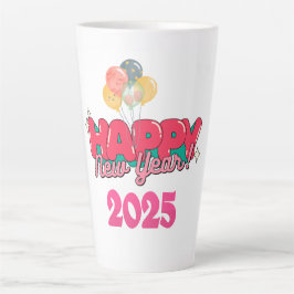 ハッピーニューイヤーMug 2025 カフェラテマグ