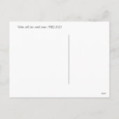 ハッピーニューイヤーNight Reeds抽象芸術フラクタル シーズンポストカード (裏面)