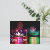 ハッピーニューイヤーSydney Australia ポストカード (スタンド正面)