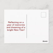 ハッピーニューイヤーSydney Australia Night Lights ポストカード (裏面)