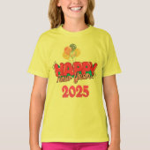 ハッピーニューイヤーTシャツ2025 Tシャツ (正面)