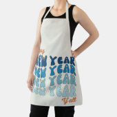 ハッピーニューイヤーY'all Groovy エプロン (インサイチュ)
