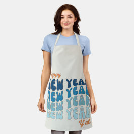 ハッピーニューイヤーY'all Groovy エプロン