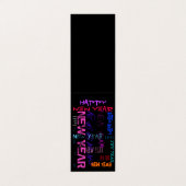 ハッピーニューカスタムイポップ・アートのヤーカラーズ折り畳みテントC 名刺 (外部フラット)