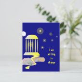 ハッピーニュージャーニー確認はがき ポストカード (スタンド正面)