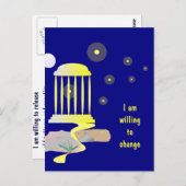 ハッピーニュージャーニー確認はがき ポストカード (正面/裏面)