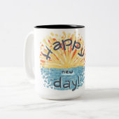 ハッピーニューデイ！ ツートーンマグカップ (正面左)