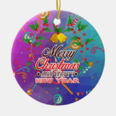 ハッピーニューニア セラミックオーナメント (正面)