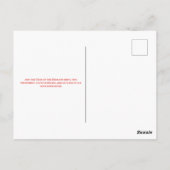 ハッピーニュー中国の辰年 ポストカード (裏面)