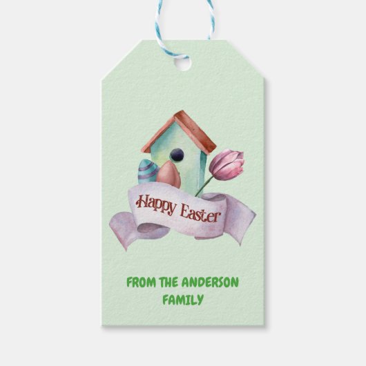ハッピーネストイースターホリデー ギフトタグ (正面)