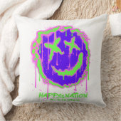 ハッピーネーション毒化装飾装飾用クッション- Ed クッション (ブランケット)