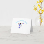 ハッピーネーム日:ギリシャ語エブゾーン カード (黄色い花)