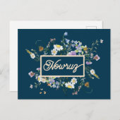 ハッピーノウルーズフローラはがき ポストカード (正面/裏面)