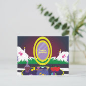 ハッピーノウルーズ新年 ポストカード (スタンド正面)