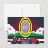 ハッピーノウルーズ新年 ポストカード (正面/裏面)