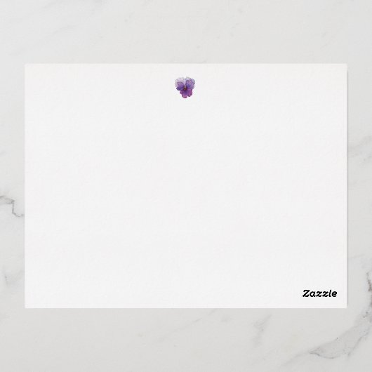 ハッピーノウルーズ松空白の鳥はがき 箔シーズンポストカード (裏面)