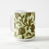 ハッピーノウルーズ。ペルシャの新年の贈り物マグカップ コーヒーマグカップ (正面左)