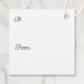 ハッピーノエル格言サンタ&トナカイのクリスマス フェイバータグ (裏面)