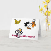 ハッピーノン誕生日!!! カード (黄色い花)