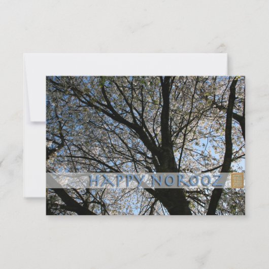 ハッピーノーズさくらんぼブロッサムツリー招待状 招待状 (正面)