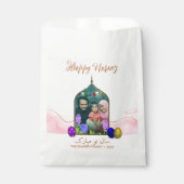 ハッピーノーズパステルピンクカラフルの花卵写真 フェイバーバッグ (正面)