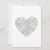 ハッピーノート先生ギフトカードホルダー 招待状 (裏面)