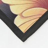 ハッピーハイビスカス フリースブランケット (角)